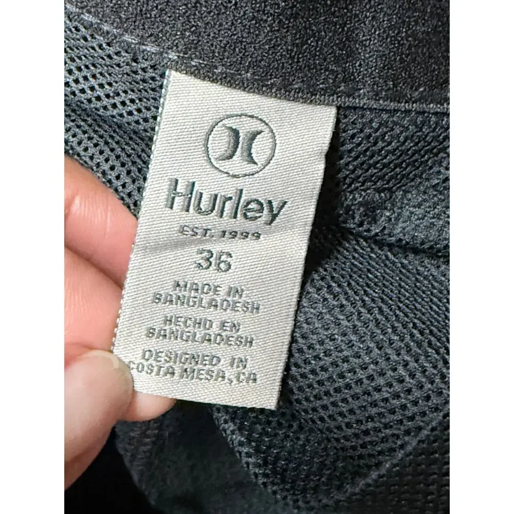 Hurley Trek Hybrid Shorts Black Size 36 Water-Repellent 20
